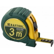 Рулетка Kraftool 34122-03_z01, с нейлоновым покрытием, 3м, 13мм
